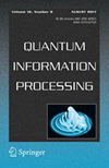 Quantum Information Processing雜志封面